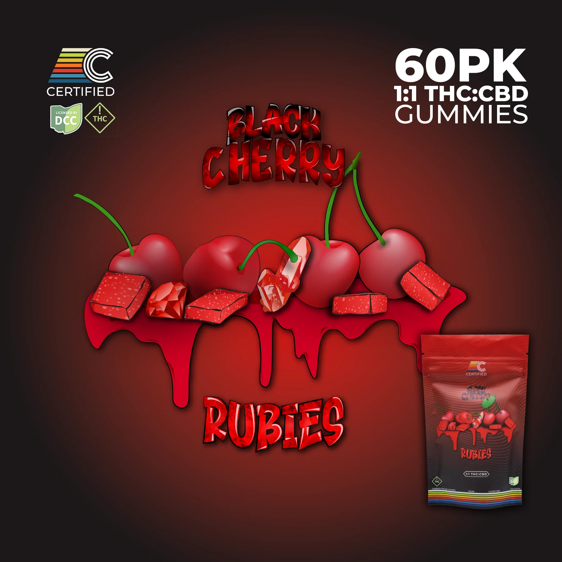 Black Cherry Rubies 1:1