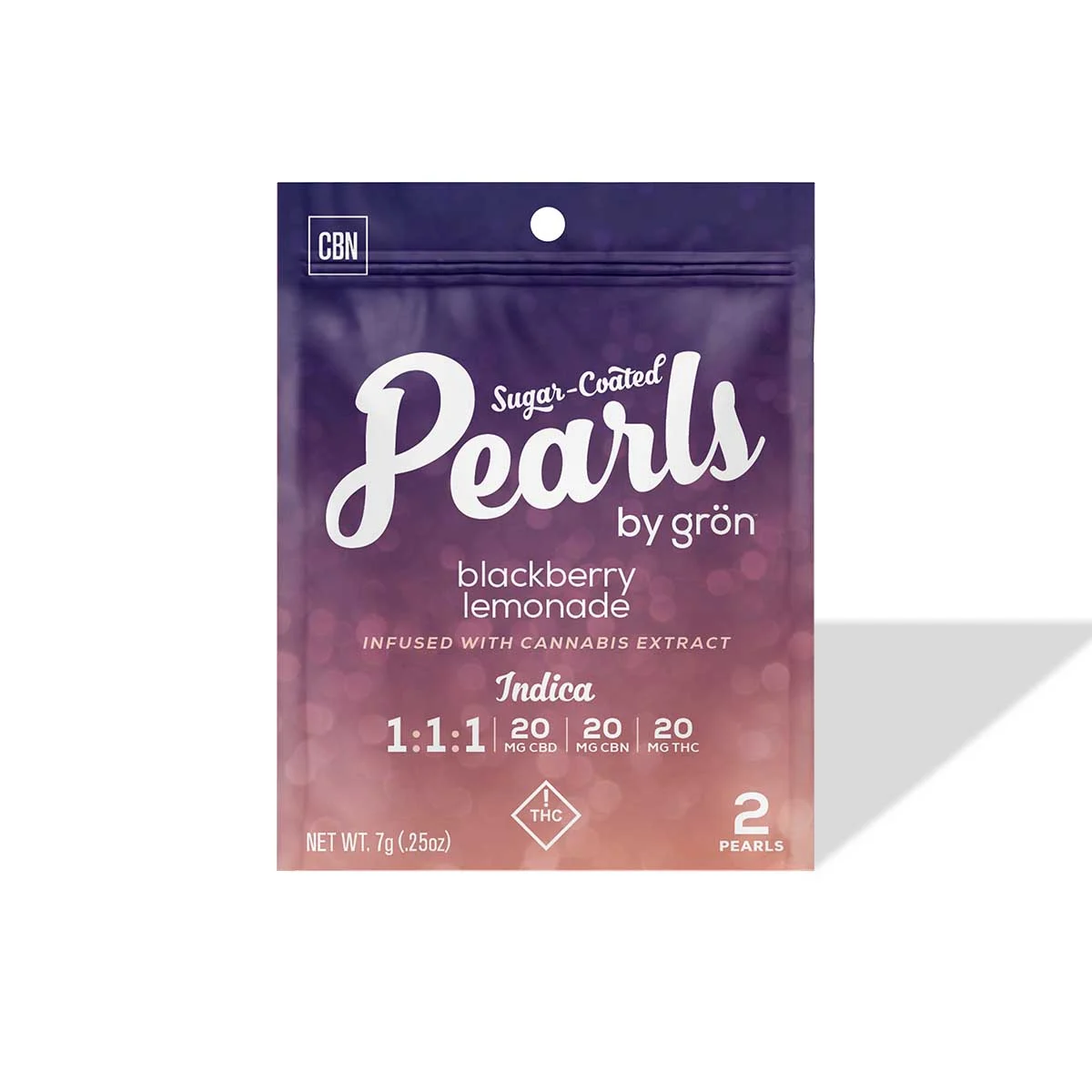 Blackberry Lemonade Pearls 1:1:1 THC / CBD / CBN