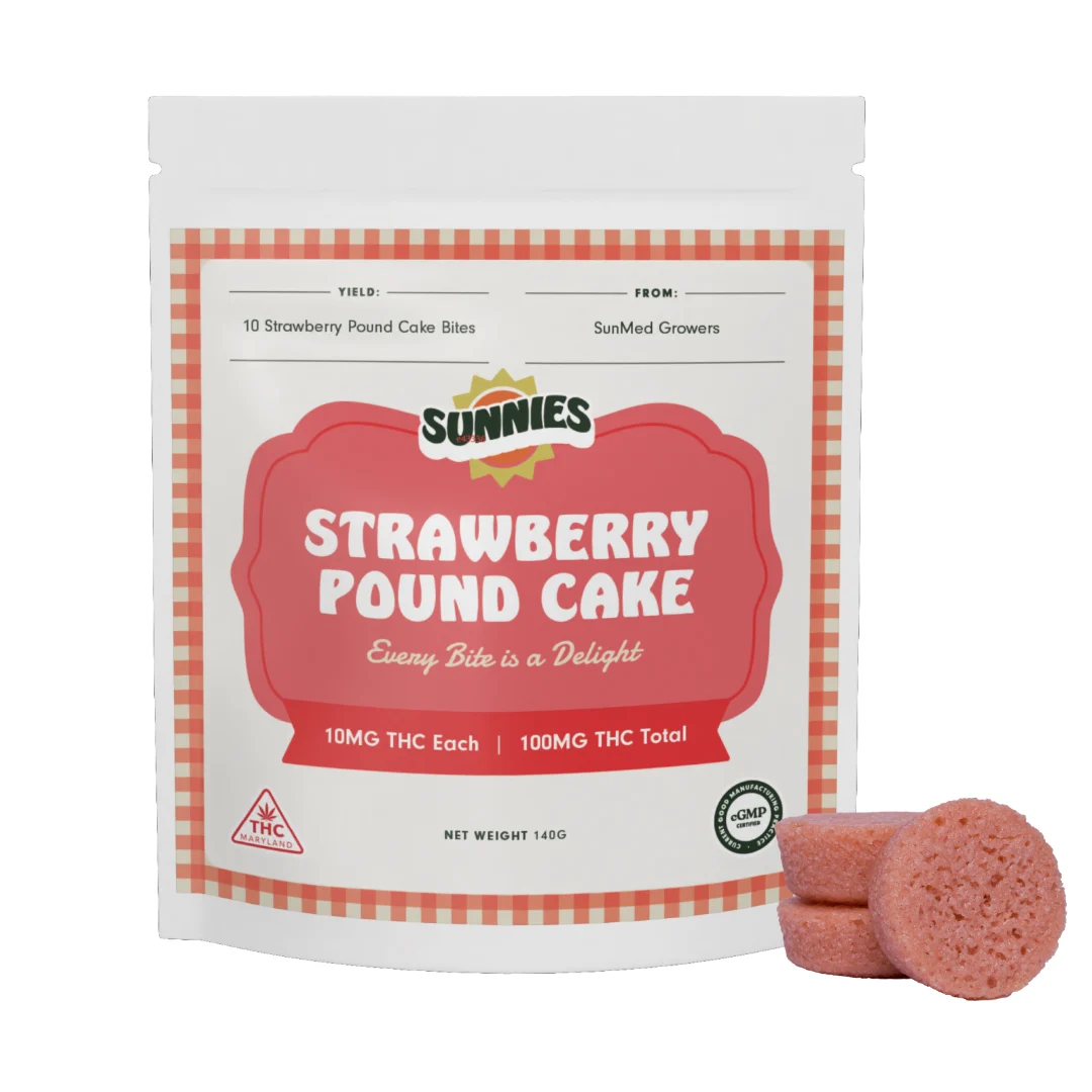 Strawberry Pound Cake Bites