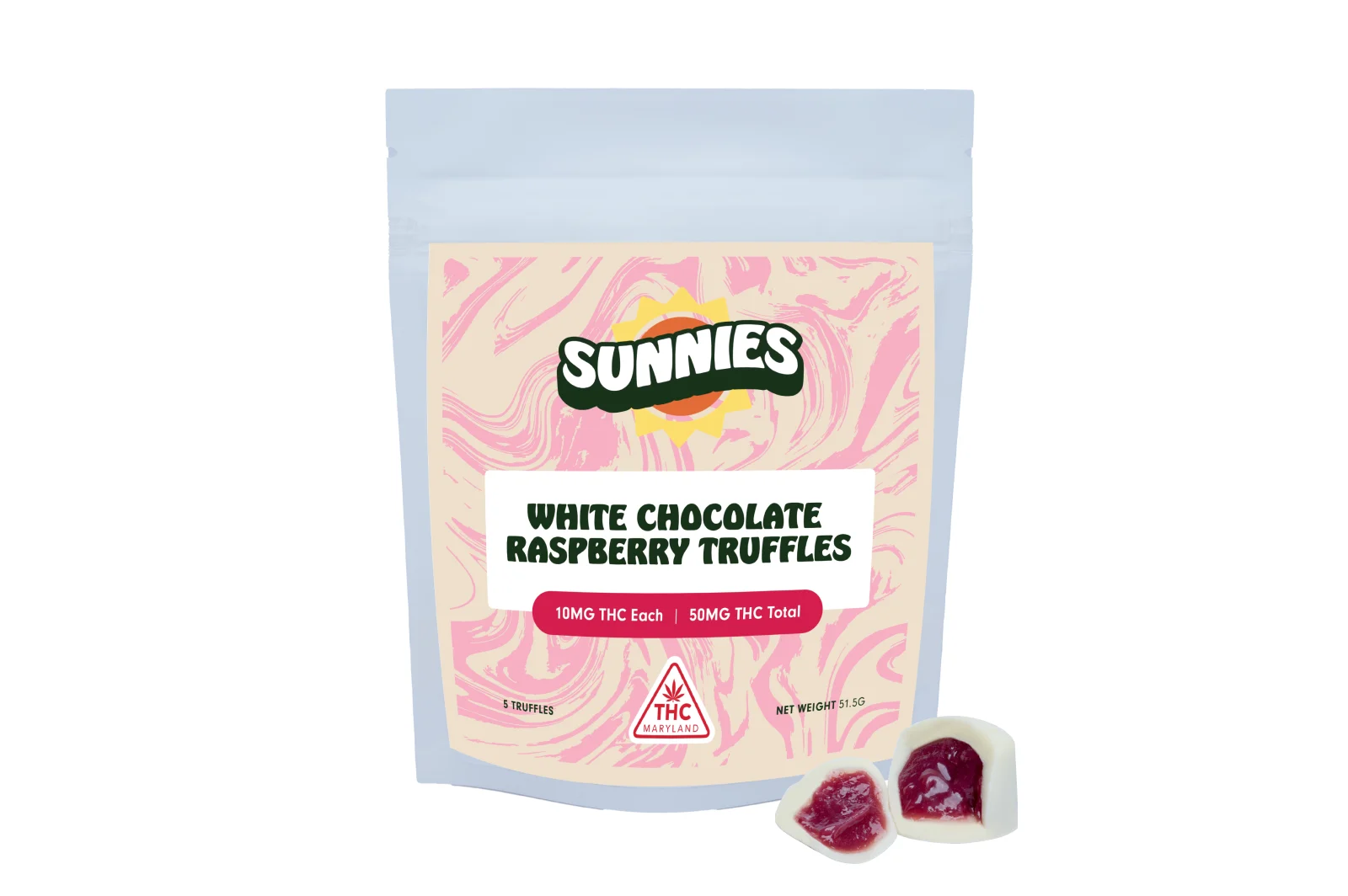 White Chocolate Raspberry Truffles