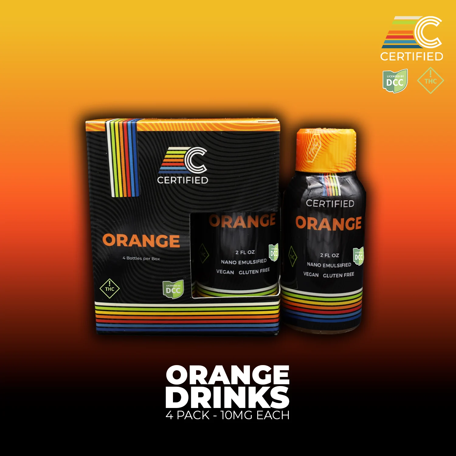 Certified Orange Drinks