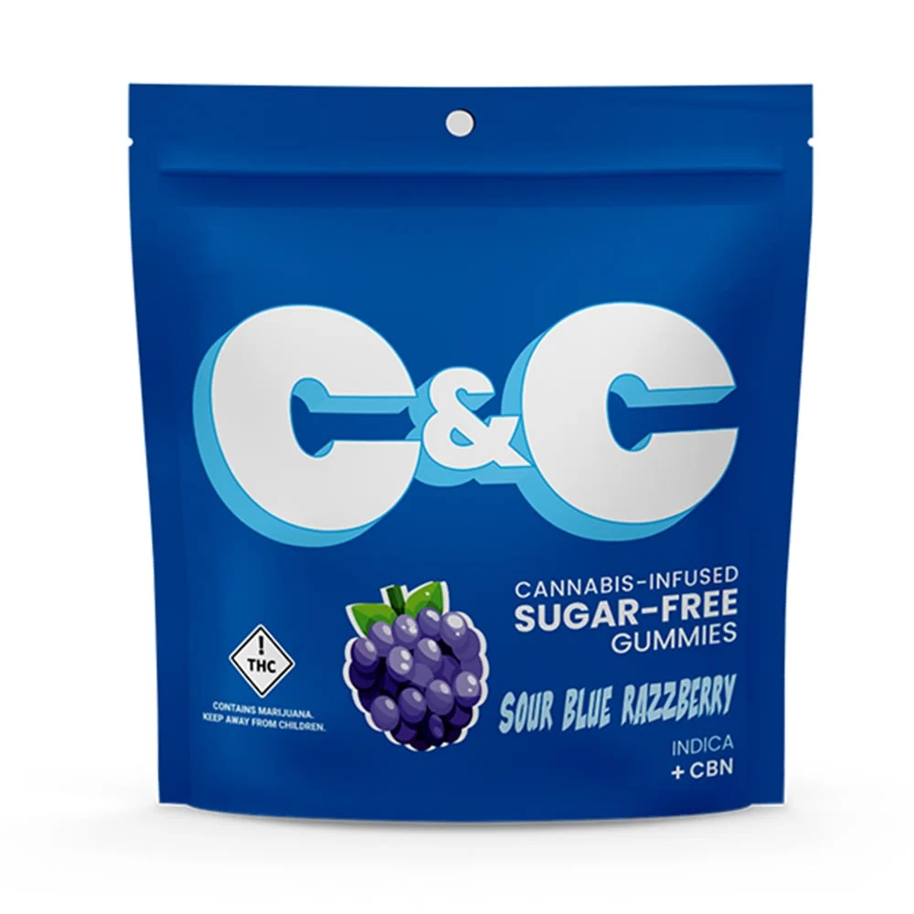 Sugar Free Sour Blue Razzberry + CBN 2:1