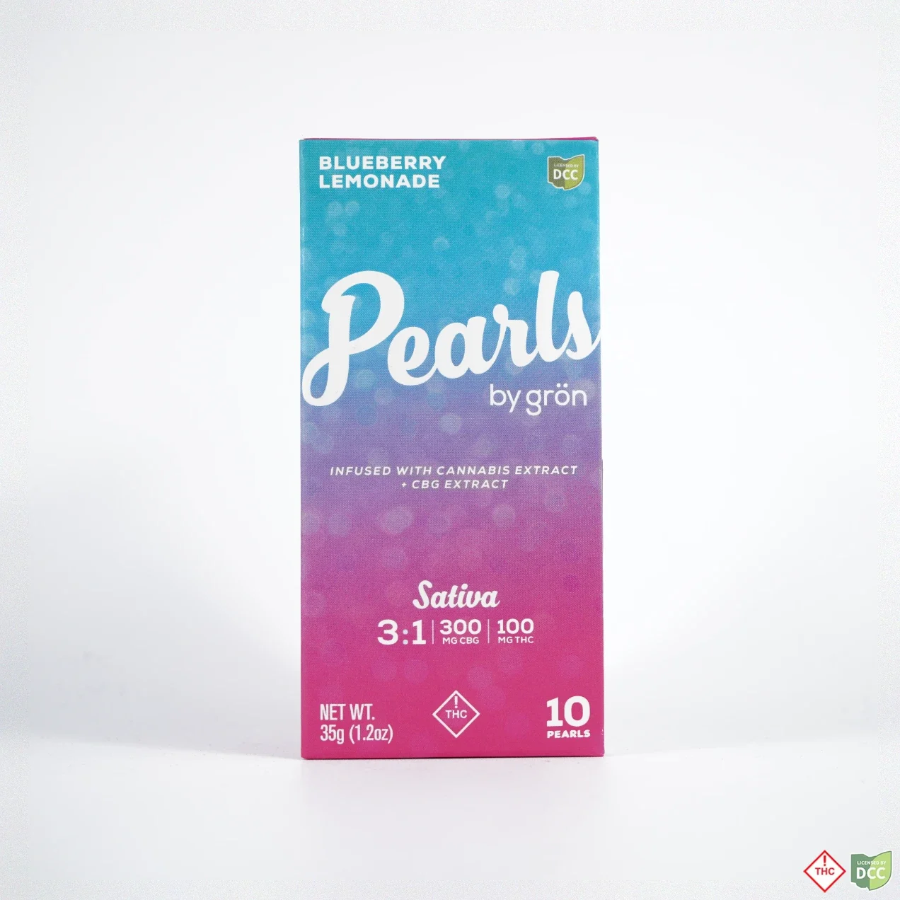 Blueberry Lemonade Pearls 3:1 CBG / THC